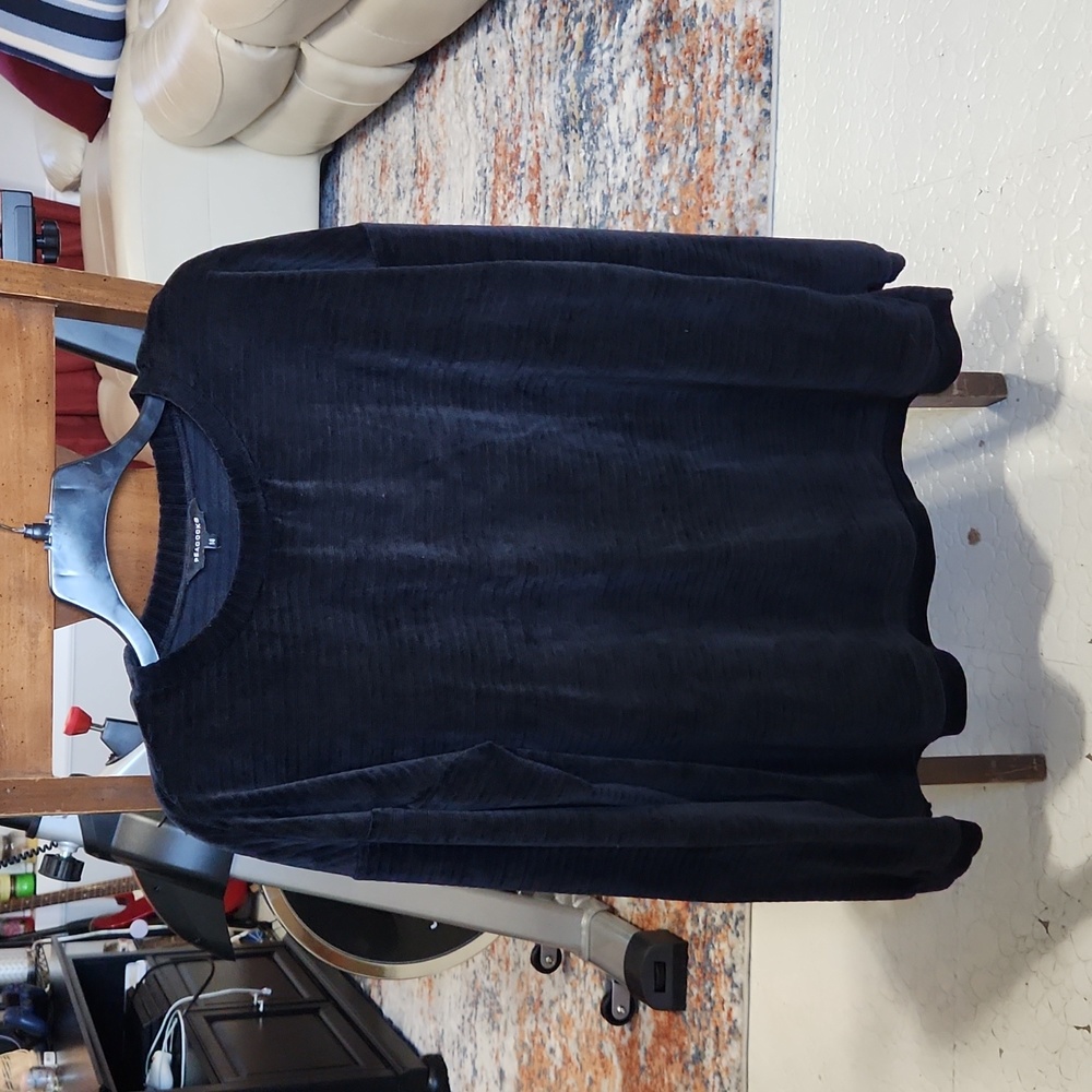 Long Sleeve Corduroy Top